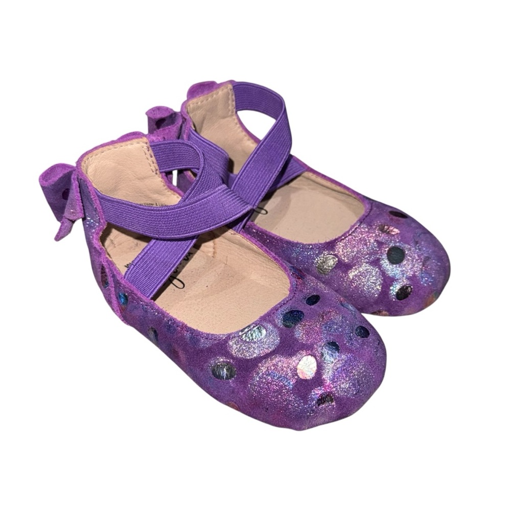 Monkey Feet Purple Sandals with Whimsical Embellishments